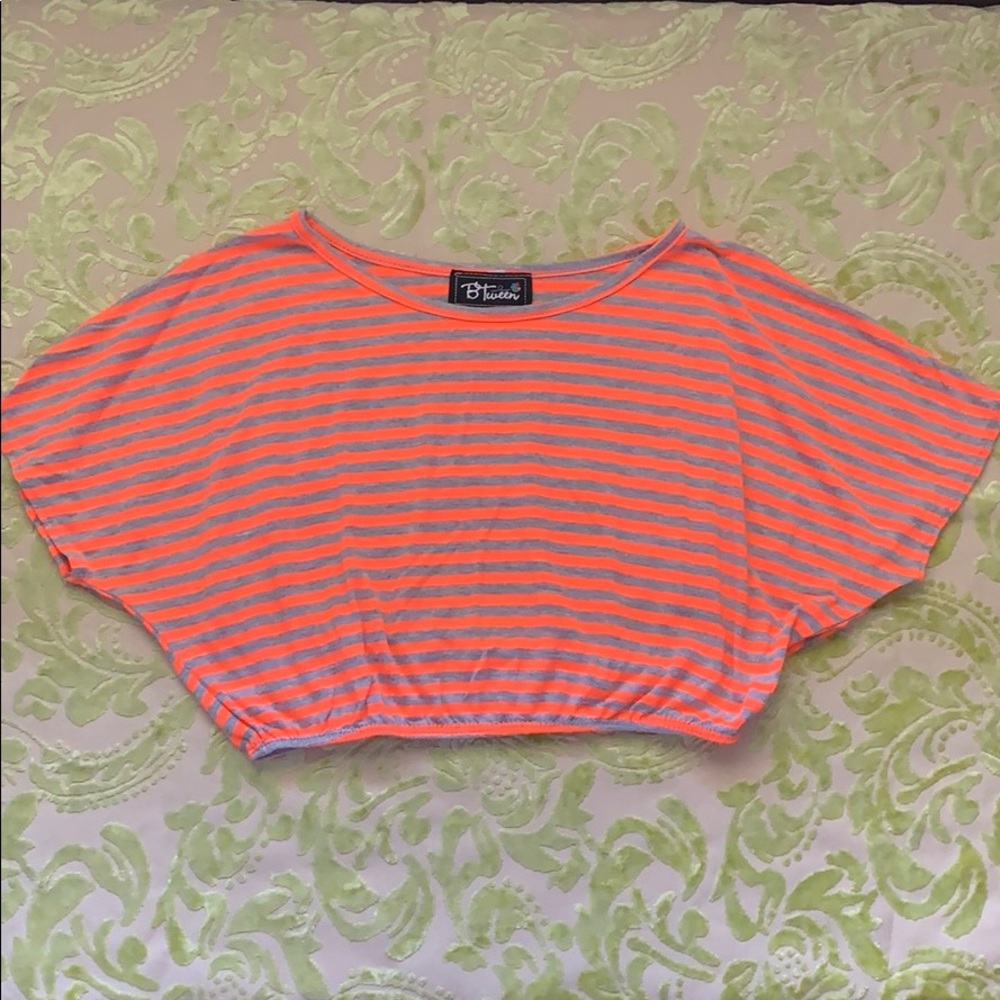 Striped crop top